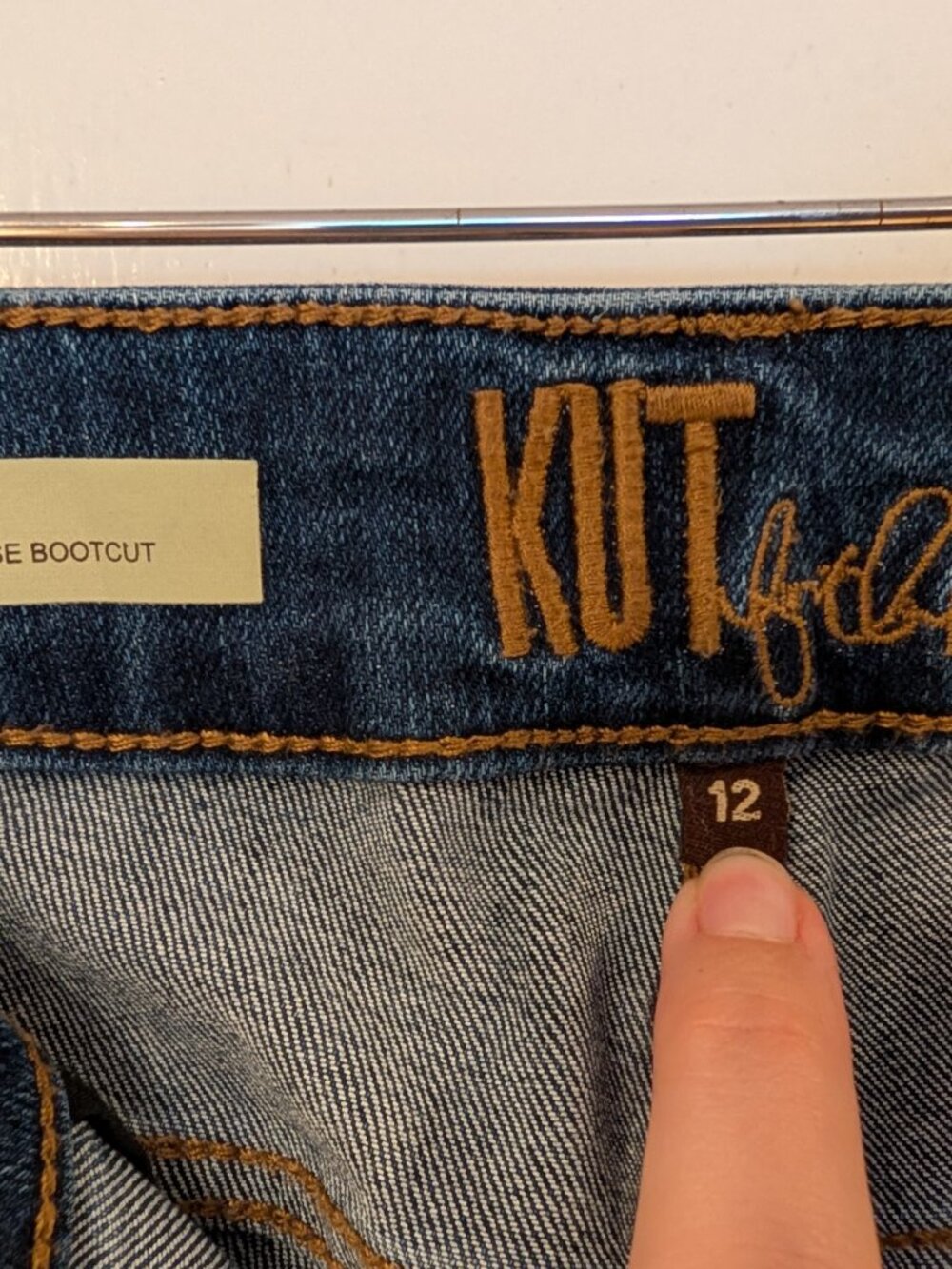 Kut from the Kloth Nicole High Waist Bootcut Jeans Size 12 - Picture 7 of 13